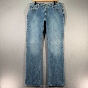 Vintage Gap Bootcut Jeans‎ Womens 14 Long Blue Lightwash Denim Comfort Classic